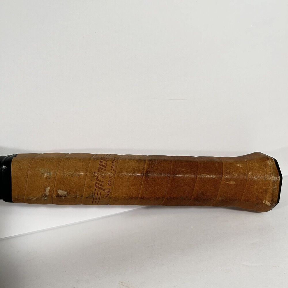Prince Graphite Series 110 One Stripe Tennis Racquet Grip 4 1/2" Org Grip String - Picture 11 of 16